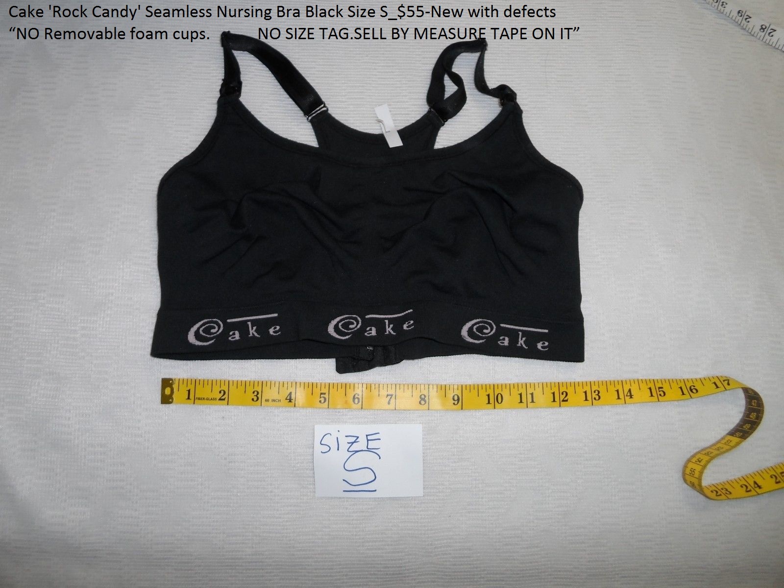 Cake Lingerie Rock Candy Seamless Nursing Bra NUDE SNWOT (BLACK S