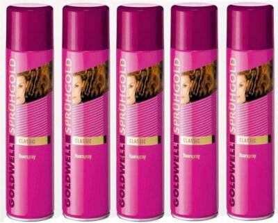 Goldwell Sprühgold Aerosole Classic 5 x 600 ml = 3000ml deutsche Produkte