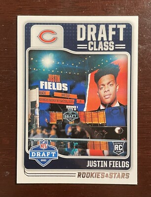 2021 Rookies and Stars Draft Class Justin Fields #DC-9 RC Bears