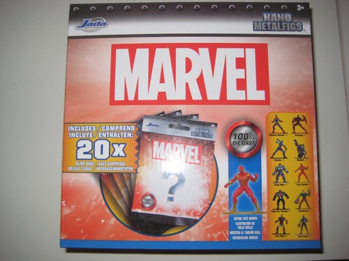 UNOPENED Marvel Nano Metalfigs 20 Blind Bags JADA Die-Cast Figures Rocket Venom