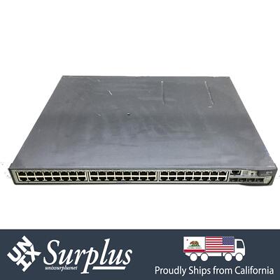 48 Port PoE 1Gb RJ45 5500G-EI PWR 3COM Switch | 4x 1Gb SFP/RJ45 Combo Port