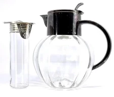 Vtg Eisenberg Lozano Silver Plate Glass Water Bar Drink Ware Antq Carafe Germany