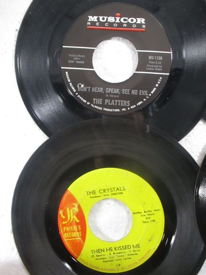 13 VINTAGE VINYL 45 RPM 50'S60'S POP RECORDS FAMOUS MUSICIANS eBay