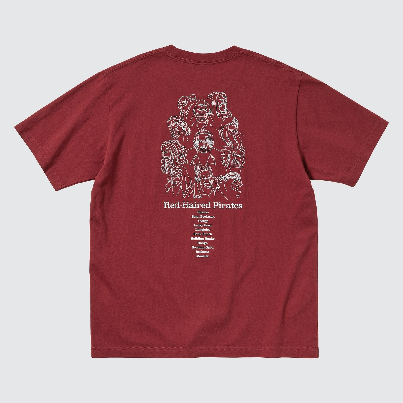 Uniqlo One Piece Film Red T Shirt Ut 22 Red Ebay