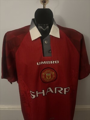 Vintage Umbro Manchester United 1996-98 Home Football Shirt Size