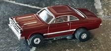 NOS Autoworld R18 Bur 66 Ford Fairlane Thunderjet Ultra G HO Slot Car Run on AFX