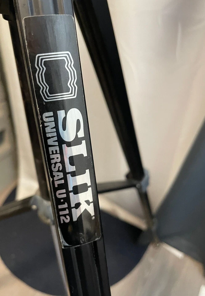 Slik Universal U-112 Tripod extends from 22" to 58" travel lightweight pan tilt - Image 2 of 4