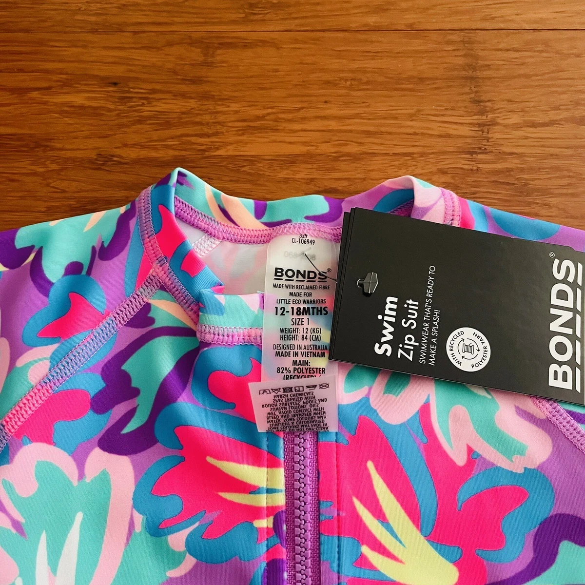 Bonds baby hotsell swim zip suit