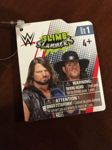 Menge 4 SELTENE WWE Slime Slammers Blind Box Tasche Serie 1 Alpha Wrestling Figuren - Bild 5 von 7