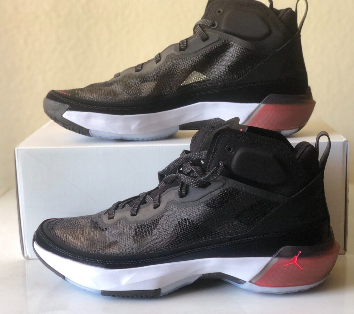 Size 11.5 - Air Jordan 37 Black Hot Punch for sale online | eBay