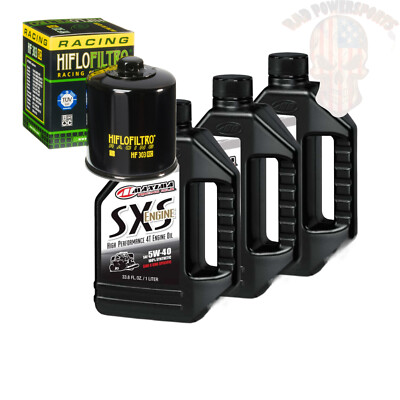 Oil Change Kit For 2007 Polaris Sportsman 500 Efi Maxima Synthetic 5W-40