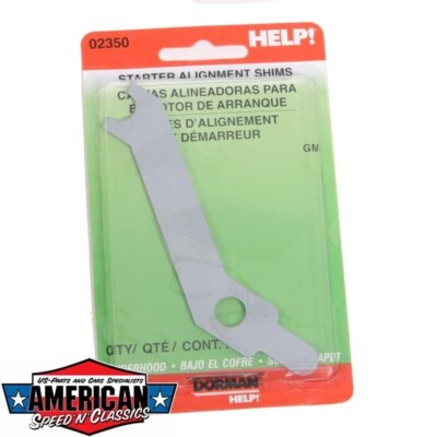 Anlasser Unterlegscheibe Distanzstück Diagonal GM Chevrolet Starter Offset Shims