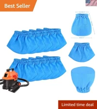 Efficient 10 Pack Cloth Filters for Vacmaster 1.5 to 3.2 Gallon Wet/Dry Vacuums