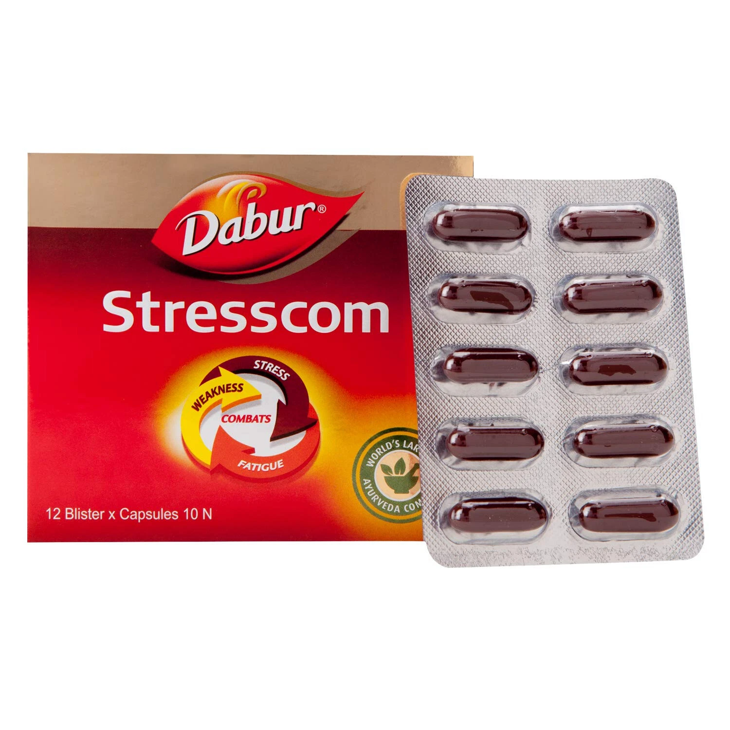 Dabur Stresscom Ashwagandha 30 Capsules For Physical & Mental Stress