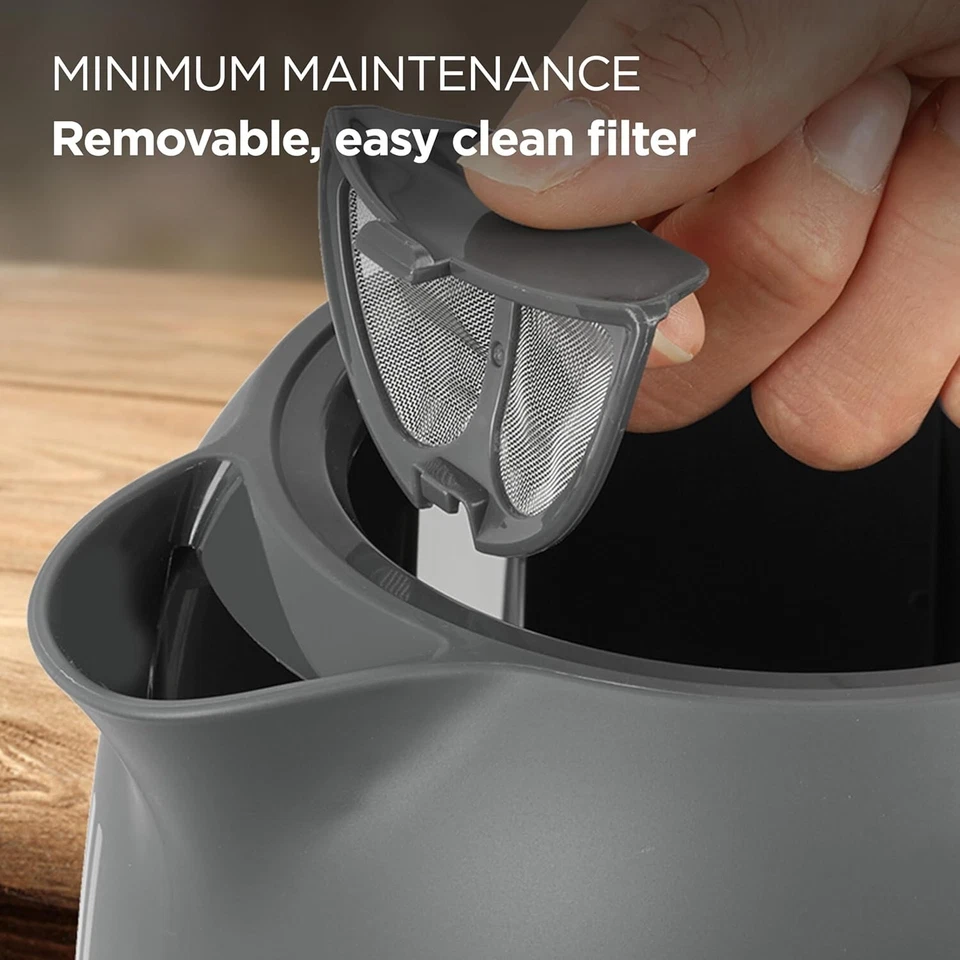 Hervidor eléctrico Kenwood Dusk Collection 1,7 L ZJP30.000GY lujo natural - gris Foto 3 de 4