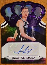 2018-19 Panini Crown Royale Dzanan Musa Purple /25 SSP! #CR-DMU Rookie Auto Nets