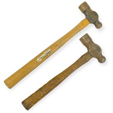 Stanley 16 oz and 54-012 12 oz Ball Peen Head Hammer, Wood Handle, 2 Pcs, USA