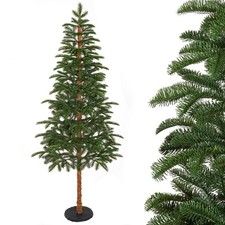 6 FT Artificial Christmas Tree, Unlit Xmas Tree with 641 Green PE Tips for In...