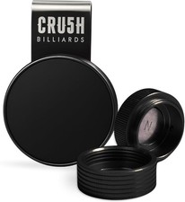 Cru5h Billiards Magnetic Chalk Holder Round shaped  Fits Taom V10  Pyro Chalks