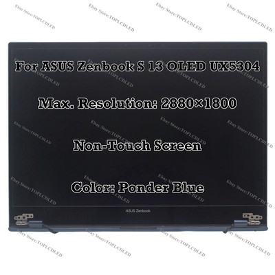 For ASUS Zenbook S 13 OLED UX5304 SDC415B 2.8K NT LCD Screen Complete Assembly