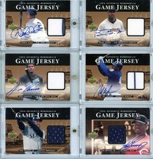 HUGE!! 2000 Upper Deck Game Jersey/Autograph Series 1/Series2. Near Complete Set