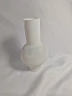 Small White Porcelain Oil Lamp GLOBE ONLY 5"×2" Milk Glass Light Vintage