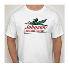 Johnson Outboard Motors T Shirt Boating Marine Engine Seahorse Mercury New GT105