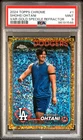 2024 Topps Chrome Shohei Ohtani Variation Gold Speckle Refractor /50 PSA 9