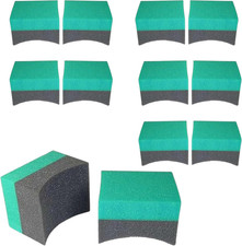Tire Dressing Applicator 12 Pack - Durable and Reusable, Contoured Tire Shine an