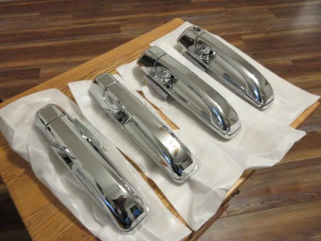 Dodge Ram 2009-25 exterior manijas de puerta cromadas 1500 Classic 2500 3500 5511238 AB Foto 2 de 4