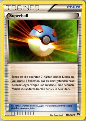 Pokemon Superball 100/122 TURBOfieber Deutsch