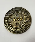 Civil War Cannon Marker Brass Reproduction Phelps Parke & CO. 1863