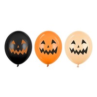 Halloween KüRbis Luftballons 30 Cm 50 StüCk - Deko Ballons KüRbis 3 Farben