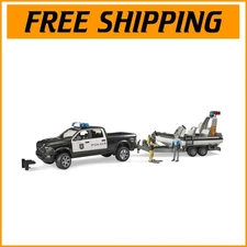 Complete Police Response Set: RAM 2500 Truck, Boat & Accessories - Fun for Kids