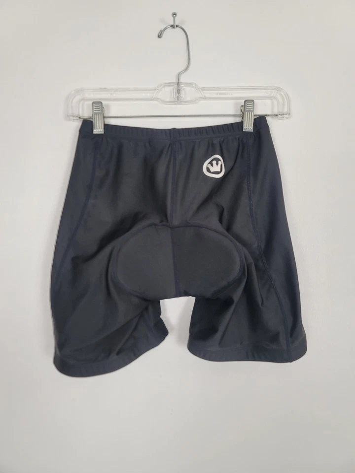 Pantalones Cortos Canari Para Mujer Pequeños Negros Acolchados Ciclismo Bicicleta Equipo Compresión S Bicicleta Foto 3 de 4