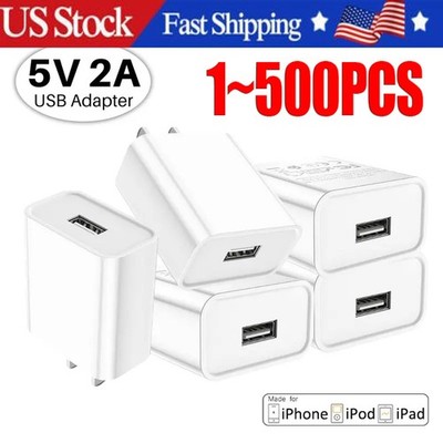 Universal 5V 1A US Plug USB AC Wall Charger Power Adapter For Smart Phone Lot