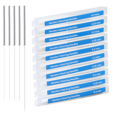 100PCS 3D Printer Nozzle Cleaning Kit, Stainless Steel Nozzle Cleaning Needles 0