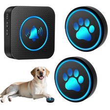 Dog Door Bell for Potty Training, Smart Wireless Doggie Doorbell to Go Outsid...