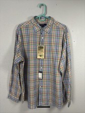 Daniel Cremieux Signature Collection Non-Iron Size XL Color Multicolor Plaid NWT