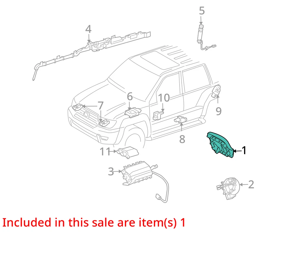 Airbag volante conductor Toyota FJ Cruiser LH 2007-2014 FABRICANTE DE EQUIPOS ORIGINALES Foto 4 de 4