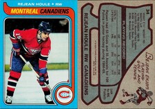 1979-80 Topps Hockey Card #34 Rejean Houle