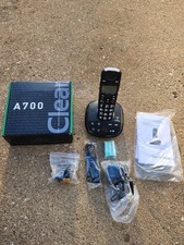 Clear Sounds A700 Amplified Cordless Phone w Answering Machine NEW