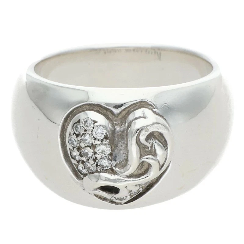 鑑定済Chrome Hearts Heart In Band Ring Chrome Hearts Heart Fashion Rings for sale | eBay