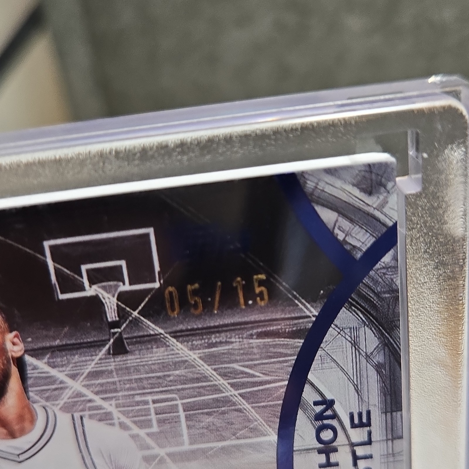 202526 Topps 3 Stephon Castle Spurs Veteran 3 Patch Auto Blue 15 Jersey  G2U view 3