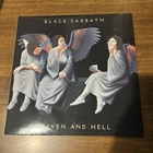 BLACK SABBATH - HEAVEN AND HELL. 1980 VINYL  EXCELLENT CONDITION VERTIGO