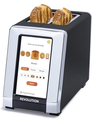 Revolution R180 Connect Smart Toaster, 2-Slice High-Speed Touchscreen Toaster