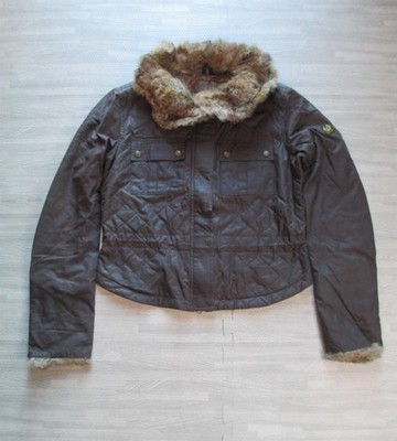 Belstaff Wachsjacke Damen Gr. 48 Gold Label 85th Anniversary Motorrad Bike