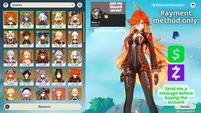 #ad Genshin Impact AR 58 America Mavuika Lauma Furina Xilonen Hu Tao $190.00