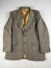 Vintage Pendleton Blazer Sport Coat Jacket Men  s Size 42 Brown Plaid Wool 90s