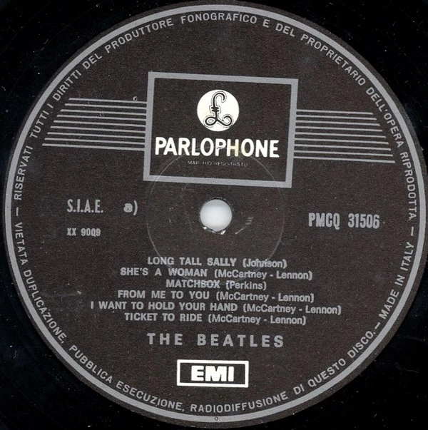 The Beatles - The Beatles In Italy LP Comp Mono M/Print RE Schallplatte 210232 - Bild 3 von 4